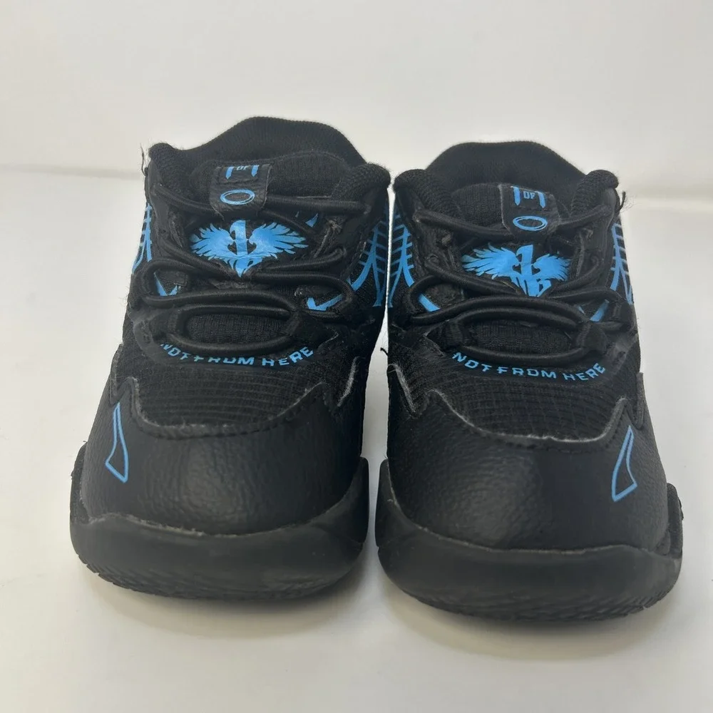 Puma MB.01 Buzz City LaMelo Ball Black‎ Blue Toddler Infant Shoes 5C 385117-13